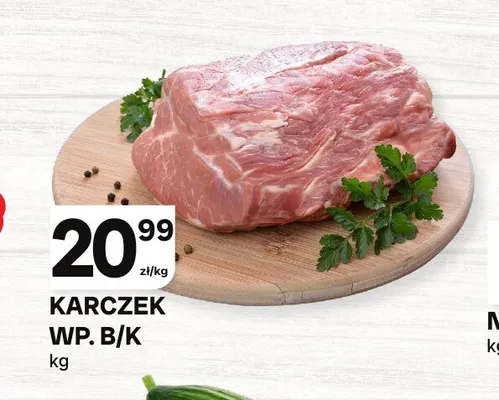 Karczek wieprzowy bez kości promocja w Chorten