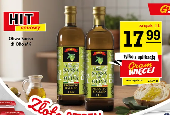 Oliwa Sansa di Olio MK promocja w Gram Market