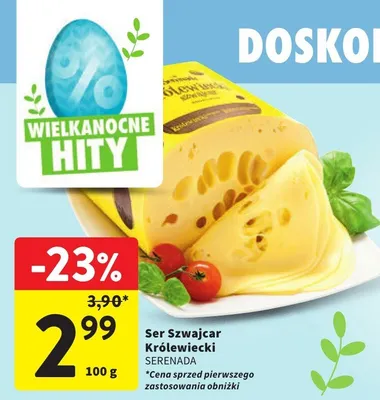 Ser szwajcar królewiecki promocja w Intermarche