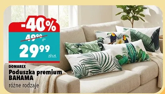 Poduszka premium Bahama, różne rodzaje promocja w Biedronka