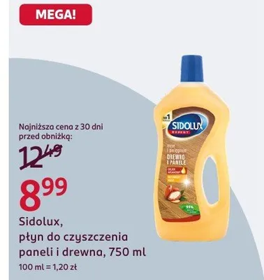 Płyn do czyszczenia paneli i drewna promocja w Rossmann