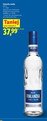 Wódka Finlandia promocja w Lidl