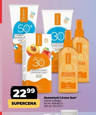 Krem ochronny dla dzieci Lirene Kids SPF 50+ promocja w Netto