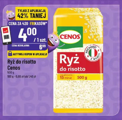 Ryż do risotto Cenos promocja w POLOmarket
