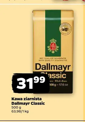 Kawa ziarnista Dallmayr Classic promocja w Netto