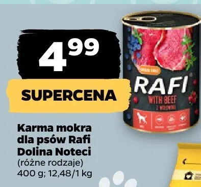 Karma mokra dla psów promocja w Netto