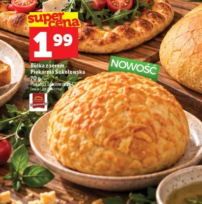 Bułka z serem Piekarnia Sokołowska promocja w TOPAZ