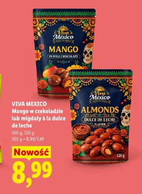 Mango w czekoladzie Viva México promocja w Lidl
