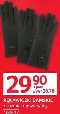 Rękawiczki damskie promocja w Selgros