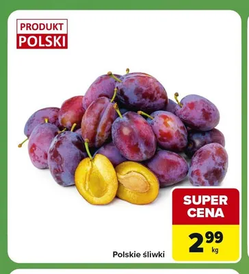Śliwki polskie promocja w Carrefour Express