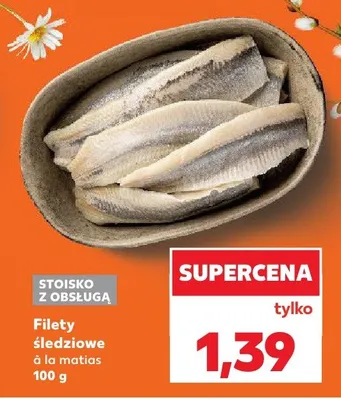 Filety śledziowe a la matiąs promocja w Kaufland