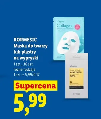 Plastry na wypryski Kormesic promocja w Lidl