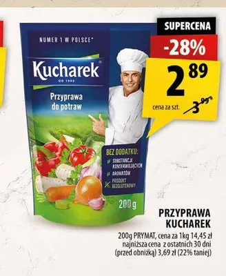 Przyprawa do potraw Kucharek promocja w Arhelan