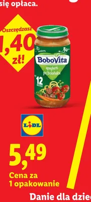 Danie dla dzieci po 12m-cu, 250g promocja w Lidl