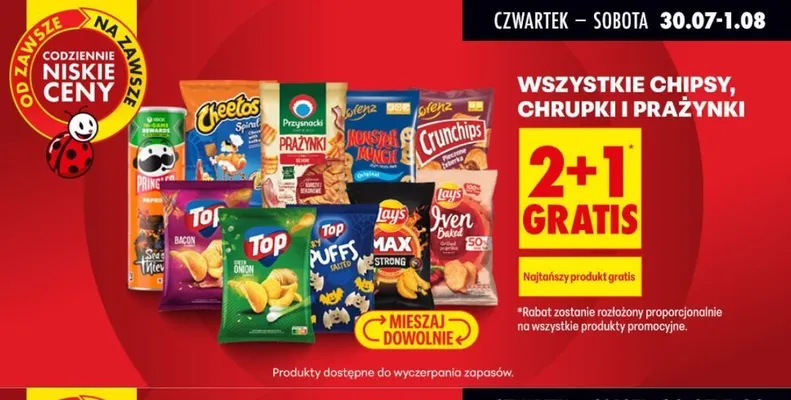 Chipsy Pringles Paprika promocja w Biedronka