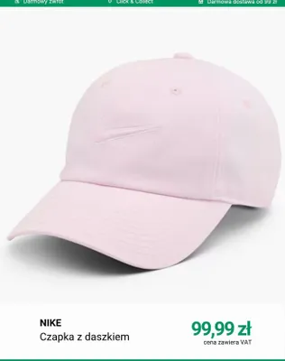 Czapka z daszkiem Nike promocja w Deichmann