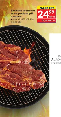 Karkówka wieprzowa w marynacie na grill vacuum promocja w Makro