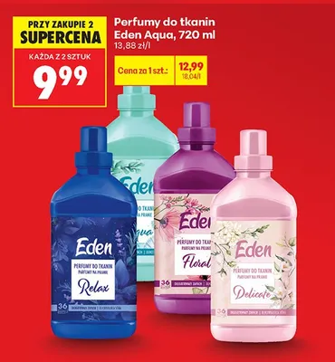 Perfumy do tkanin Eden Relax promocja w Biedronka