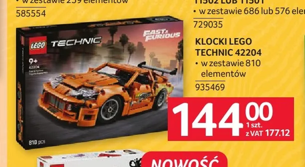 Klocki Lego Technic 42204 promocja w Selgros