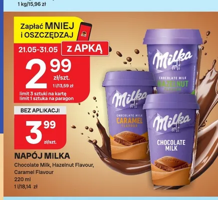 Napój Milka Caramel Flavour promocja w Chorten