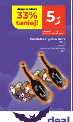 Czekoladowe figurki w siatce Trick or Treat promocja w Dealz