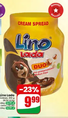Krem do smarowania Lino Lada Duo promocja w Dino