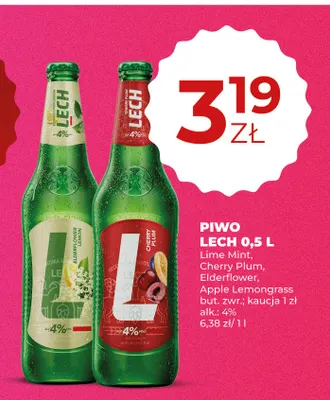 Piwo Lech Elderflower promocja w Duży Ben