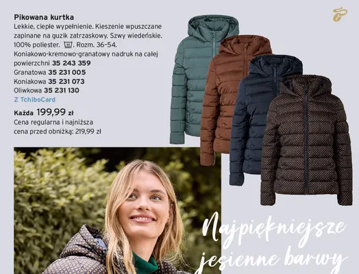 Pikowana kurtka Tchibo promocja w Tchibo