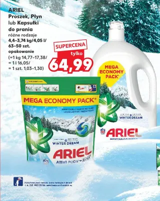 Płyn do prania Ariel promocja w Kaufland