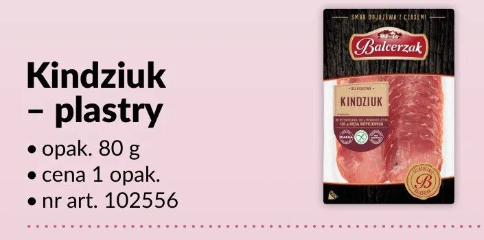 Kindziuk - plastry promocja w Makro
