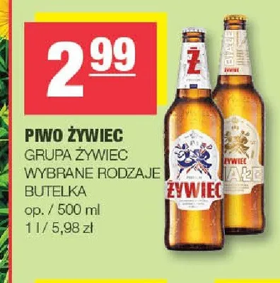 Piwo Żywiec Białe promocja w SPAR