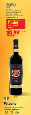 Wino Chianti Riserva, Corte Alle Mura promocja w Lidl