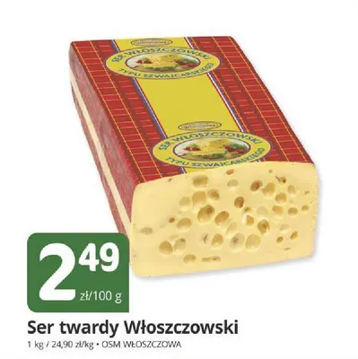 Ser twardy Włoszczowski promocja w Marketvita
