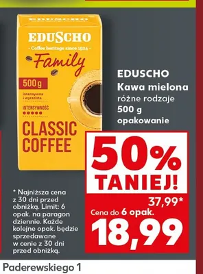 Kawa mielona Eduscho promocja w Kaufland