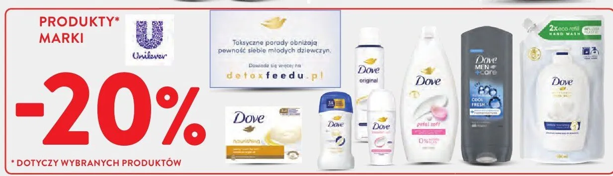 Produkty Dove promocja w Intermarche