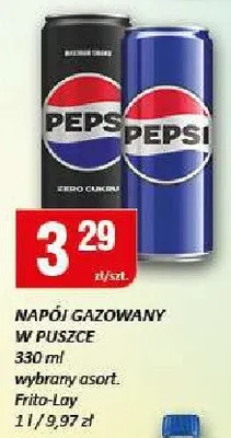 Napój gazowany w puszce promocja w Chorten