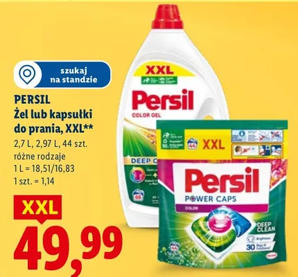 Żel lub kapsułki do prania, XXL promocja w Lidl