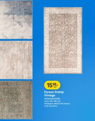 Dywan Stamp Vintage 50x80 cm promocja w Castorama