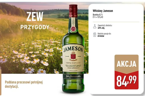 Whiskey Jameson promocja w Aldi