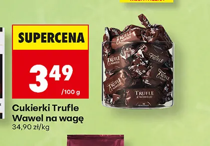 Cukierki Trufle Wawel na wagę promocja w Biedronka