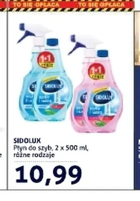 Płyn do szyb 2-pak Sidolux promocja w Blue Stop