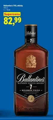 Whisky Ballantine's 7YO Bourbon Finish promocja w Lidl