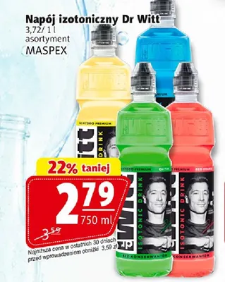 Napój izotoniczny Dr Witt kaktus promocja w Prim Market
