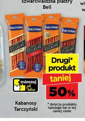 Kabanosy Exclusive Tarczyński promocja w Gram Market