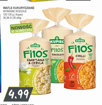 Wafle kukurydziane Fitos chilli Kupiec promocja w Słoneczko