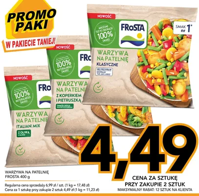 Warzywa na patelnię Klasyczne Frosta promocja w Kupiec