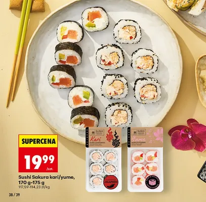 Sushi Sakura Yume Futomaki promocja w Biedronka