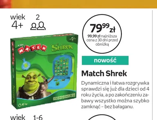 Gra Match Shrek promocja w Empik