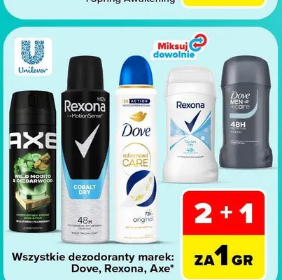 Dezodorant w sprayu Axe Wild Mojito & Cedarwood promocja w Carrefour