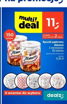 Ręcznik papierowy Almusso Grill 2-warstwowy promocja w Dealz